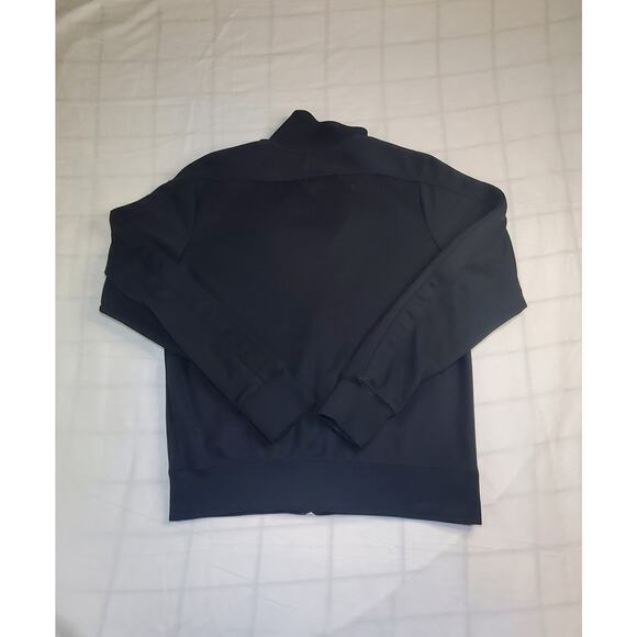 Nike Size M Golf Jacket Mens Black Standard Fit Hoodie Full Zip Long Sleeve Ca9 - Picture 8 of 8